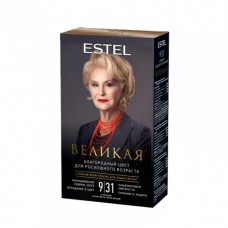 Стойкая крем-краска для седых волос ESTEL ВЕЛИКАЯ 9/31 блондин золотисто-пепельный